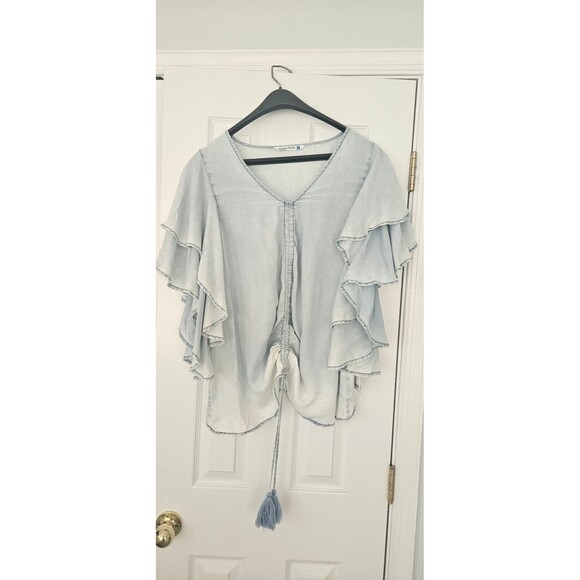 Given Kale Lightweight Denim Top. - Picture 7 of 10